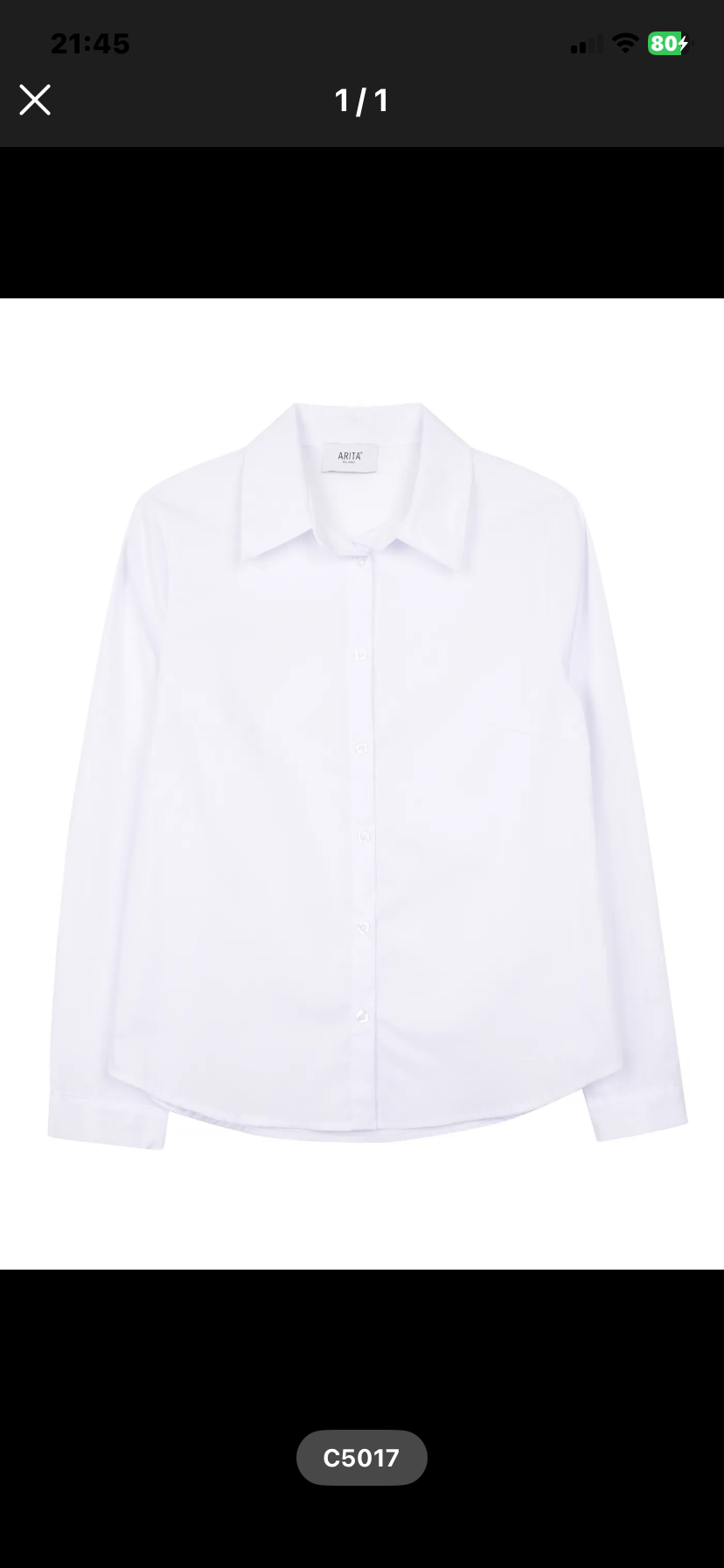 Camicia in cotone