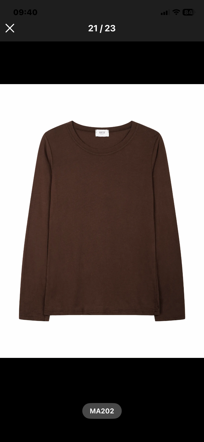 T-shirt manco lunga bio cotone