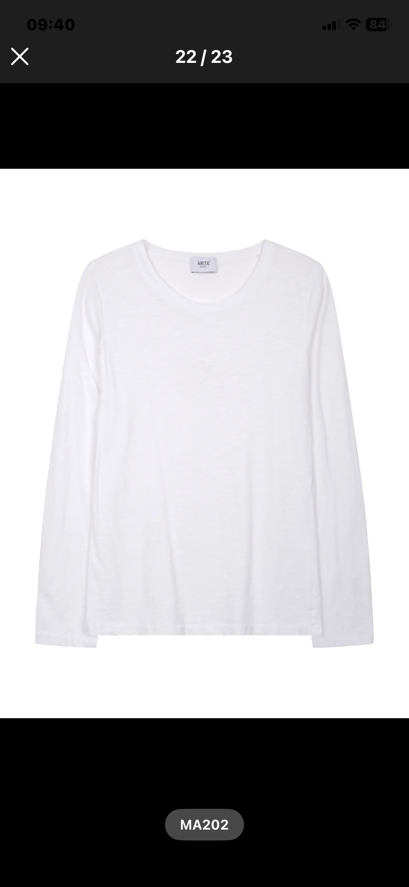 T-shirt manco lunga bio cotone