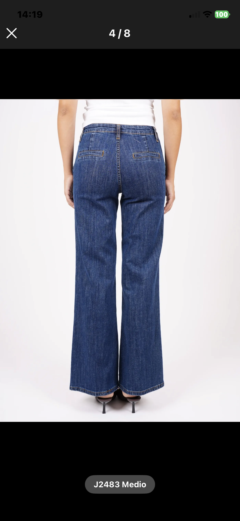 Jeans Wide Leg J2483 Medio