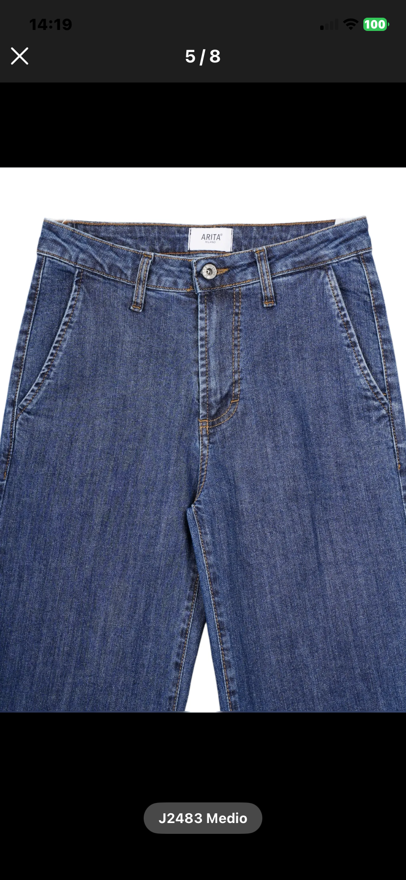 Jeans Wide Leg J2483 Medio