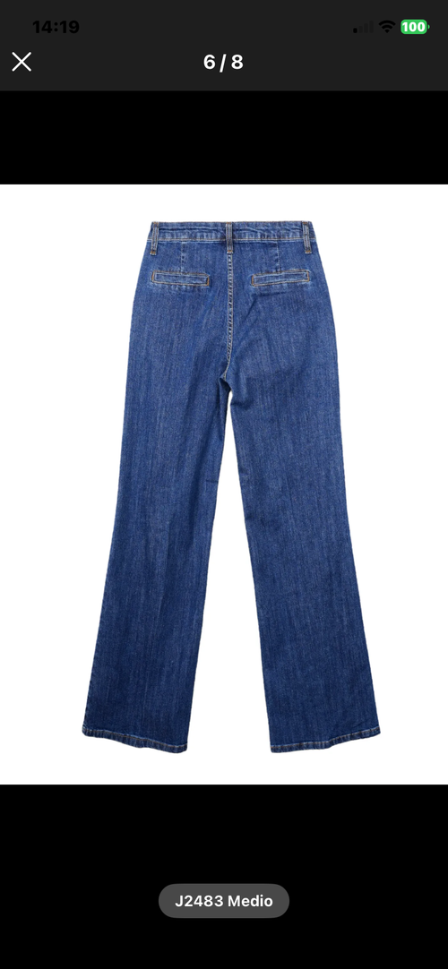 Jeans Wide Leg J2483 Medio