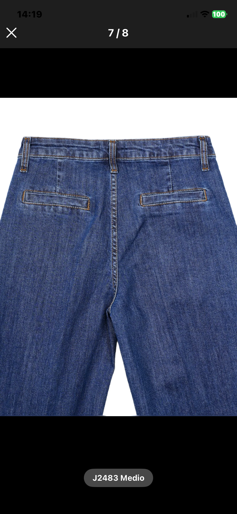 Jeans Wide Leg J2483 Medio